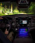 Interior view showing a 12V system with a Dual Output LED Light Bar Wiring Harness Kit For 12V Systems On Off Power Relay.