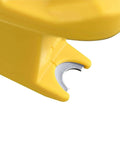 Close-up of bulb puller in The Complete LED Christmas Holiday Light Set Repair Tool To Fix LED Light Sets, showing yellow handle and metal hook.