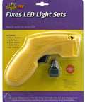 LightKeeper Pro & LED Keeper Pro Combo Pack blister packaging with yellow repair gun for fixing LED light sets.