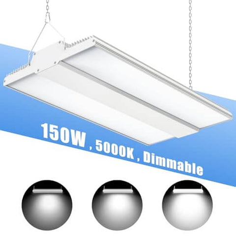 Seriously Bright 480V 300W LED Linear High Bay Light With 0 To 10V Dimming For Warehouse 45,000 Lumens 5000K Daylight