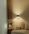 Room with Two Pack Led Night Light Plug In With Dusk To Dawn Sensor Three Level Brightness 30 60 100 Lum Warm White 3000K on wall