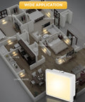 Led Night Light 2 Pack Plug In Wall Dusk To Dawn Auto On Off 3000K Soft White illuminating floor plan with wide application