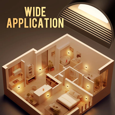 Two Pack Led Night Light Plug In With Dusk To Dawn Sensor Three Level Brightness 30 60 100 Lum Warm White 3000K in room model