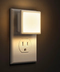 Led Night Light 2 Pack Plug In Wall Dusk To Dawn Auto On Off 3000K Soft White 0.3W glowing in dark room