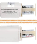 1 Layer LED Signal Warning Light Tower With Buzzer 12-24V 10A Column Stack Light features switch for flashing or steady light mode.