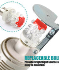 Industrial Red LED Signal Tower Light 1 Layer Stack With 15 Beads Per Layer bulb section and replaceable feature