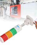 LED Stack Tower Lights 12V Industrial Signal Warning Lamp With Aluminum Alloy Base Multi Layer Indicator for CNC machine