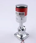 12-24V LED Stack Tower Light For Industrial Warning Andon Status, Column Signal Beacon, Continuous Or Flashing Light, 1 Layer