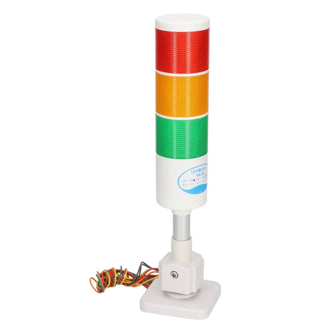 LED Stack Tower Lights 12V Industrial Signal Warning Lamp With Aluminum Alloy Base Multi Layer Indicator for CNC machines.