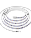 Coiled 96 inch hardwired LED under cabinet strip light with 3680 lumens at 3000K warm white, 120V kitchen and living room lighting