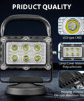 18W LED Work Light Workhorse With 2400 Lumens Aluminum Alloy Body Magnetic Base Wireless Portable Waterproof Dustproof