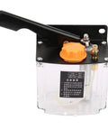 Left Hand Operated Workhorse 5L Manual Lubricating Pump With 650cc Capacity 4mm Oil Outlet For CNC Machine Tools Machining Centers