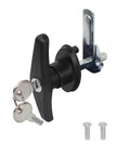 Left T Handle Camper Shell Lock Replacement Kit For Truck Cap With Keys Durable Lock Latch For Truck Bed Topper Rear Door Fits Left Side Replacement Replaces Nonworking Locks With Secure Key Access