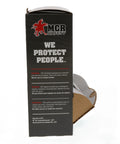 Lens Cleaning Towelettes Anti Fog Anti Static For Safety Eyewear 100 Wipes, box side view showing safety logo and text.