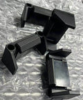 Heavy Duty Level Holder And Bracket Storage Rack 4 Pack Universal Wall Mount for rulers and tools, durable mixed plastic