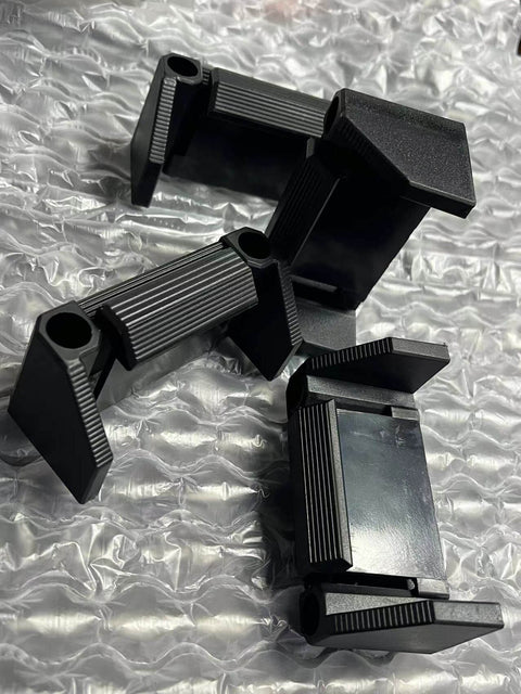Heavy Duty Level Holder And Bracket Storage Rack 4 Pack Universal Wall Mount for rulers and tools, durable mixed plastic