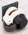 4 Piece Leveling Casters Set For Heavy Workbenches And Equipment Featuring Top Plate 2.9 Inch By 2.9 Inch Wheel Diameter 1.54 Inch