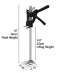 ✝️ 2 Pack Labor Saving Arm Jack, 15 inch Lever Arm Lifter Hand Tool Jacks, Effort Elevator for Installing Doors Windows Cabinet