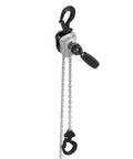 Manual Lever Chain Hoist Quarter Ton 550Lb Capacity With 5 Ft Lift G80 Chain Dual Pawl Brake 360 Rotating Hooks front view
