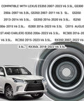 Drive Belt Tensioner Pulley Kit For Toyota FJ Cruiser 2006 To 2011 Highlander RAV4 Sienna Venza Lexus ES GS RX Series with SUV and pulley