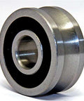 LFR50/8NPP 8mm ID x 6mm U Groove Track Roller Bearing Track Bearings - VXB Ball Bearings