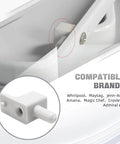 Close-up of Lid Hinge Pin WP35-2045 Fits Top Load Washers 2 Pack Durable Replacement showing compatibility with various washer brands.