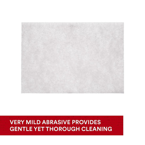 Light Cleansing Hand Pad 6x9 Mild Abrasive For Metal Vinyl Porcelain Pack Of 20, front view showing nonwoven texture