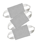 Door Silencer Kit With Baby Proof Latch Covers And Soft Close Cushions That Stops Slams And Accidental Locking, 3 Pack Light Gray
