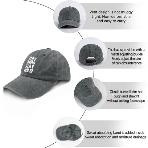 Washed Distressed Baseball Cap For Women With Adjustable Strap Comfortable Fit And Versatile Style In Light Grey Ideal For Casual Outings Or Gym