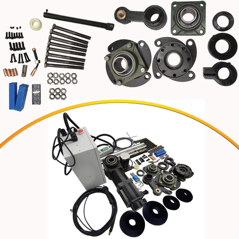 Workhorse Portable Line Boring And Welding Machine Bore Welder Kit With 3mm Infeed Depth For Excavator Repair, components visible
