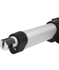 Close-up of a 10 Inch Stroke Electric Linear Actuator, 400 lbs Force, IP66 Water Resistance - High Load Linear Actuator for Automation.