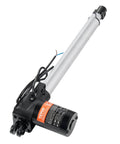 Linear Actuator 12V, 12 Inch Heavy Duty 1320lbs/6000N linear actuator with mounting bracket, electric motor view, industrial machinery use