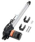 Linear Actuator 12V, 12 Inch Heavy Duty 1320lbs/6000N with mounting brackets and screws, ideal for industrial machinery applications.