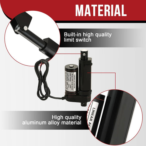 high quality heavy duty linear actuator 12V aluminum