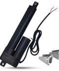 6 Inch 6" Stroke Linear Actuator IP65 Waterproof Heavy Duty 12V 3000N/660lbs with Mounting Brackets for TV Lift and Solar Tracker