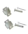 Mounting brackets and pins for 12V linear actuator with limit switch.