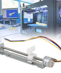 Linear Actuator 2‑Phase 4‑Wire Linear Stepper Motor Screw Slide Table 4‑9V Drive Voltage 18° Step Angle for DIY Engraving Machine