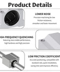 Product details for ✝️ 4 pcs scs6uu linear ball bearings, 6mm id×25mm length aluminum slide block with double seal