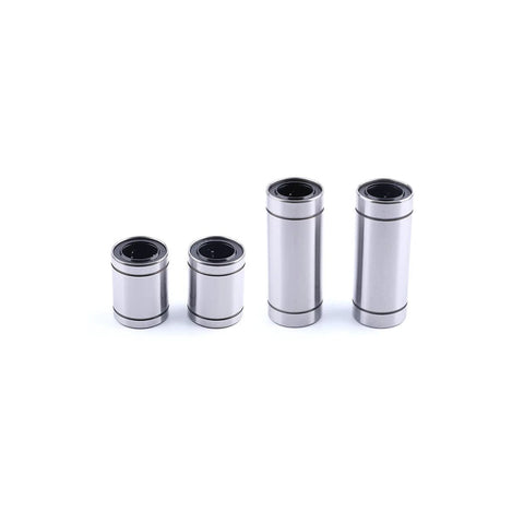 ✝️ Lm8luu linear ball bearing, bore dia 8 mm, OD 15 mm, width 45 mm, silver set of 2 bearings for CNC, 3D printers, and automation use