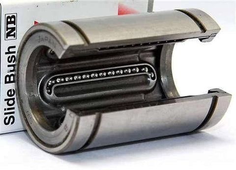 NB SW48-OP 3 inch Ball Bushings Linear Motion with steel construction, shown in open view for stable alignment in mechanical systems