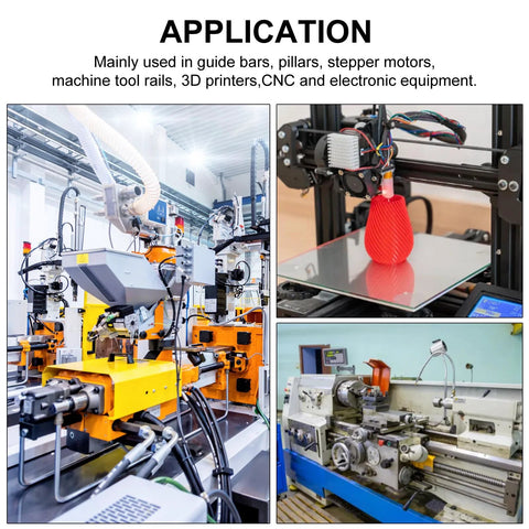 Various CNC machines and 3D printers demonstrating application of SCS8UU 8mm Bore Linear Ball Bearing Slide Block Set with aluminum housing