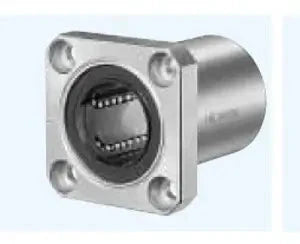 ✝️ SMSK25GUU 25mm Slide Bush Bushings Motion Linear Bearing for smooth motion, shown at angle, 1-pack for automation systems.
