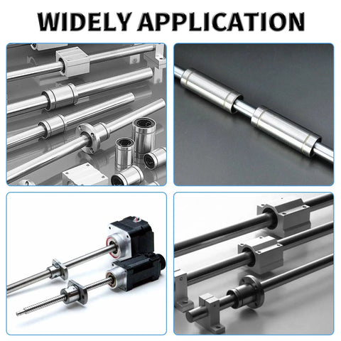 LM12UU Four Pack Linear Bearings for smooth precise motion on 12mm shafts with 21mm outer diameter sealed bearing steel