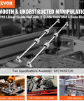 Linear Rail Slide SFC16-1000mm 2 PCS guide rails with 4 SC16 slide blocks in CNC machine setup
