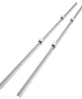 Linear Rail, 2 PCS SBR 20-2200mm, Linear Guideway Rail, and 4 PCS SBR20UU Square Type Carriage Bearing Blocks, aluminum rails