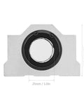 Linear motion ball bearing, cnc scs25luu slide bushing linear roller bearing slide block 25mm other attachments front view with dimensions
