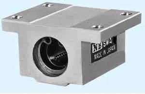 NB TWA8 NB Ball Bushing Block 1/2" Linear Motion designed for smooth motion and stable alignment, front view of product