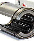 ✝️ LMB122026OP 3/4 inch Linear Motion Bearing Ball Bushing for smooth motion, shown partially open, stable alignment, 1-pack for automation systems