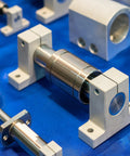 Smooth, low-friction linear motion on 3mm shafts with LM3UU bearing set, shown mounted, featuring 3mm bore, dual rubber seals, 6-pack