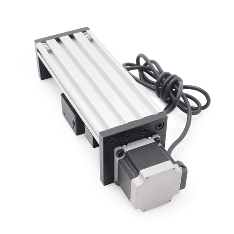 Hbx1605 200mm / 7.87" linear motion guide actuator with double linear rail and nema23 stepper motor
